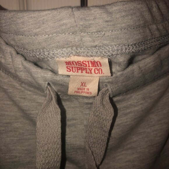 Mossimo Supply Co. light gray LOVE crop joggers size XL - barely worn - Picture 2 of 3